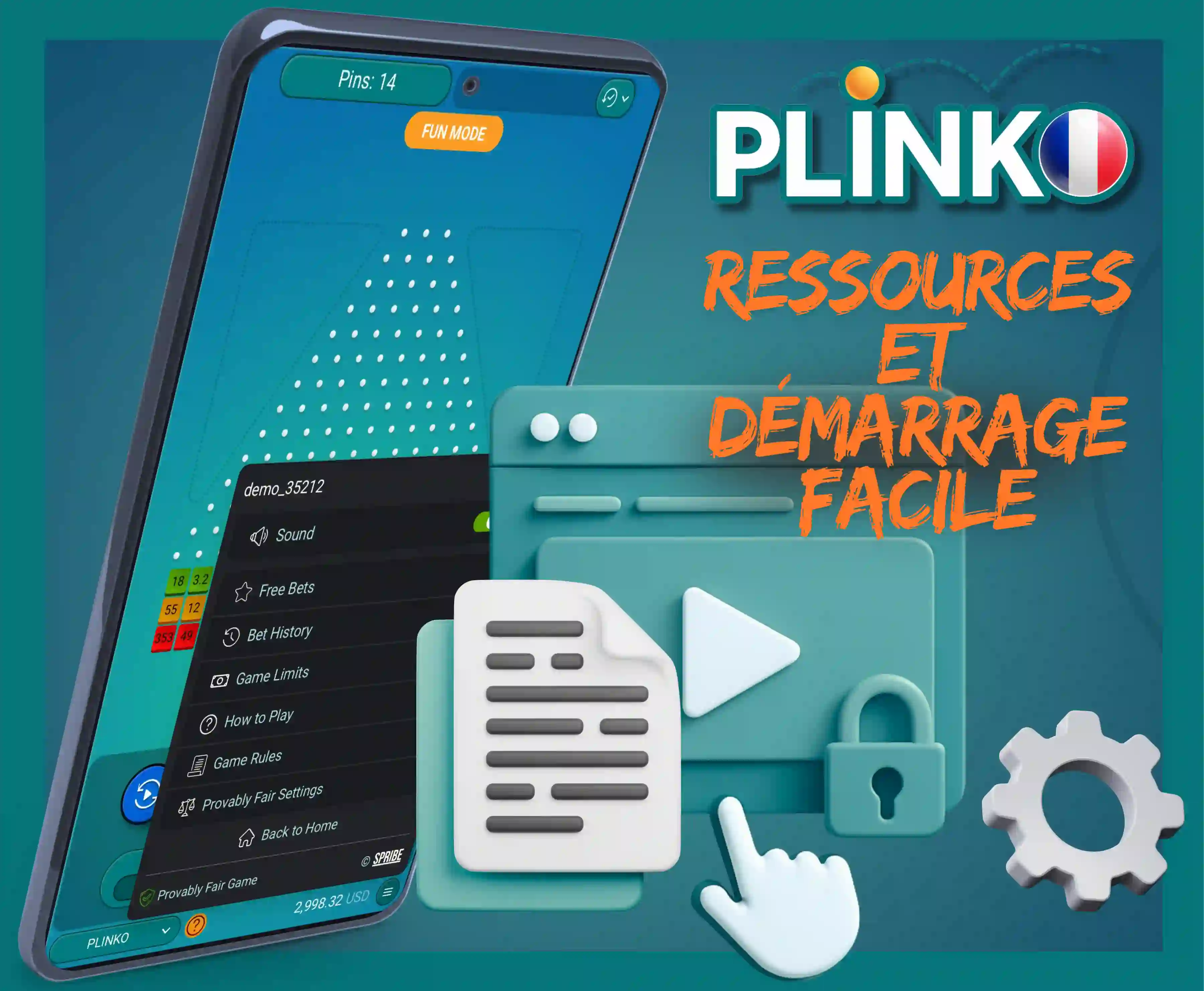 Plinko en ligne offre de nombreuses ressources qui faciliteront le démarrage des débutants et des joueurs expérimentés.